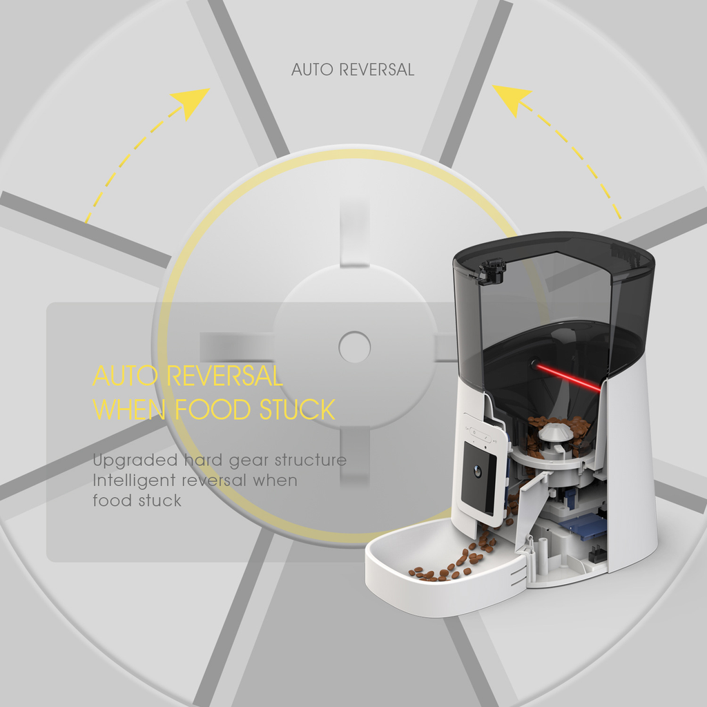 Pawvance AI™ Smart Feeder with 4K Tracking & Night Vision