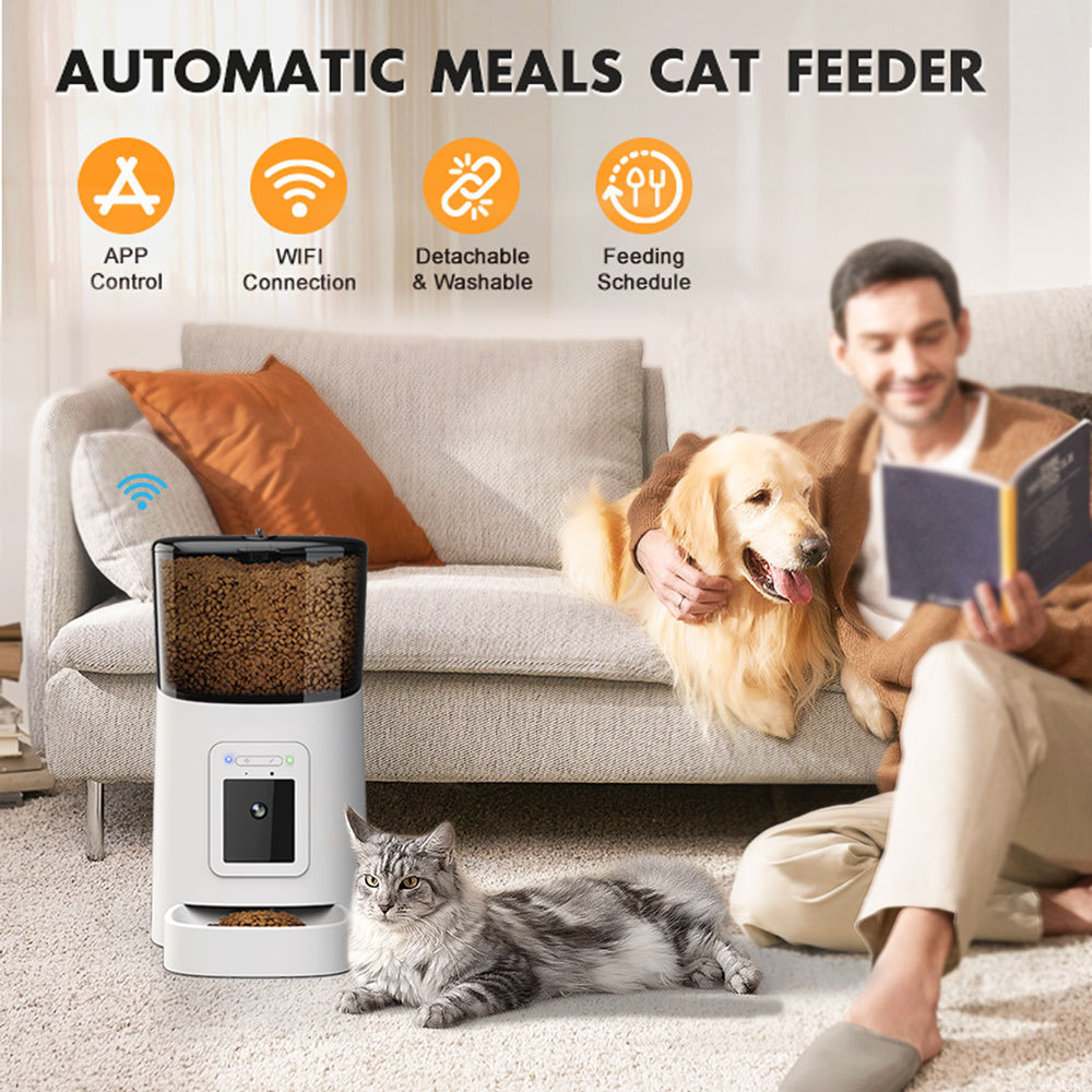 Pawvance AI™ Smart Feeder with 4K Tracking & Night Vision