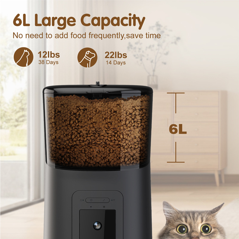 Pawvance AI™ Smart Feeder with 4K Tracking & Night Vision